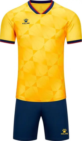 Комплект футбольной формы Kelme OVIEDO II желто-темно-синий 8551ZB11082.9716
