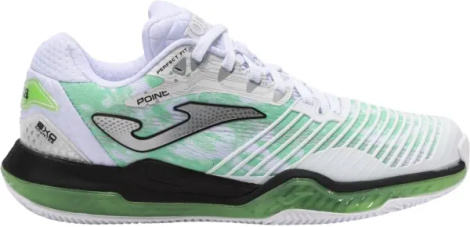 Кроссовки теннисные Joma POINT бело-зеленые TPOIW2502AC
