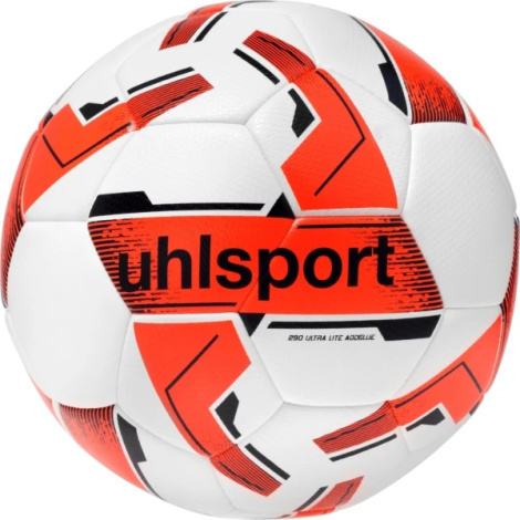 Футбольний м'яч Uhlsport 290 ULTRA LITE ADDGLUE біло-оранжево-чорний Розмір 4 1001759 02