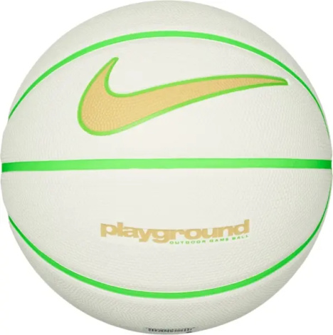 Баскетбольний м'яч Nike EVERYDAY PLAYGROUND 8P GRAPHIC DEFLATED біло-салатово-жовтий Розмір 7 N.100.4371.144.07