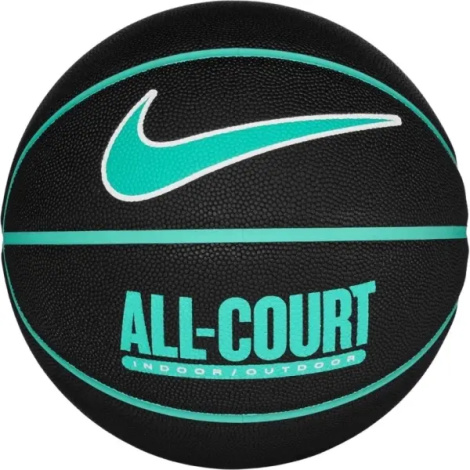Баскетбольний м'яч Nike EVERYDAY ALL COURT 8P DEFLATED чорно-бірюзовий Розмір 7 N.100.4369.050.07