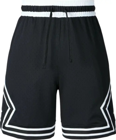 Шорти баскетбольні Nike JORDAN SPORT DRI-FIT 23CM DIAMOND чорно-білі IF5832-011