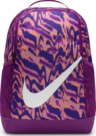 Рюкзак подростковый Nike BRASILIA 18L фиолетово-оранжевый HV6638-505