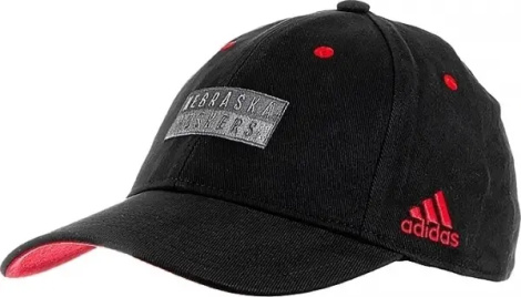 Кепка Adidas NEBRASKA HUSKERS SLOUCH STRETCH чорно-червона HK2980