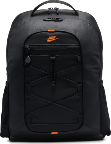 Рюкзак подростковый Nike HAYWARD SCOUTER 22L черно-оранжевый HJ8231-010