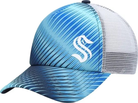 Кепка Adidas SEATTLE KRAKEN FOAM TRUCKER блакитно-темно-синьо-біла HH2187
