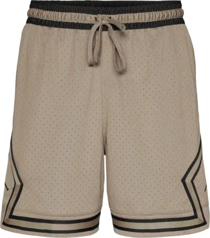 Шорти баскетбольні Nike JORDAN DRI-FIT MESH DIAMOND SHORTS бежево-чорні HF9910-206
