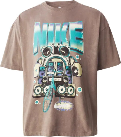 Футболка жіноча Nike SPORTSWEAR OVERSIZED коричнева HF9691-214