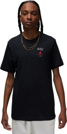 Футболка Nike JORDAN PARIS CITY LBR SS CREW черная HF1440-010