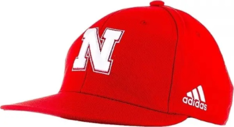 Кепка Adidas NEBRASKA CORNHUSKERS FLAT BRIM SNAP червона GG7605