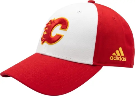 Кепка Adidas CALGARY FLAMES STR ADJ CAP червоно-біла FT1297
