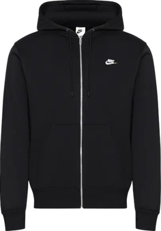 Толстовка Nike CLUB FLEECE черная FN3861-010