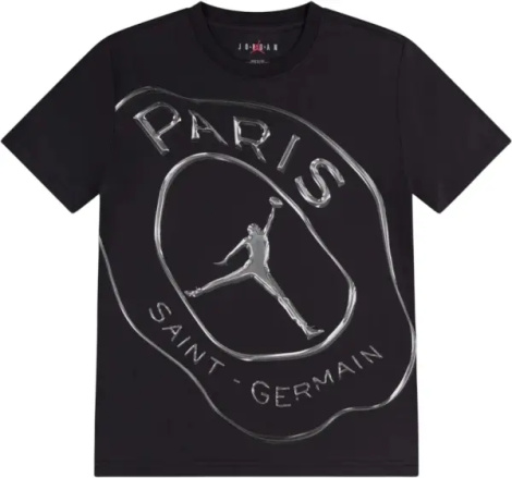 Футболка подростковая Nike PRACTICE TEE PSG черная 95F539-910