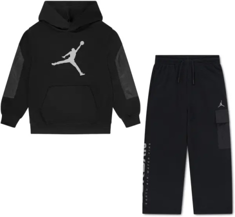 Спортивный костюм подростковый Nike JORDAN HIKE MIKE FRENCH TERRY черный 95F517-023__95F521-023
