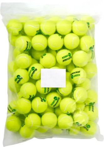 Набір м'ячів для тенісу дитячий Babolat GREEN жовтий (72 штуки) 512005-113