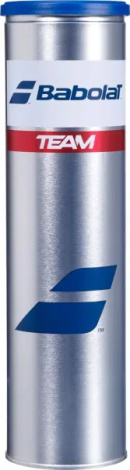 Набір м'ячів для тенісу Babolat TEAM METALL BOX жовтий (4 штуки) 502035-113