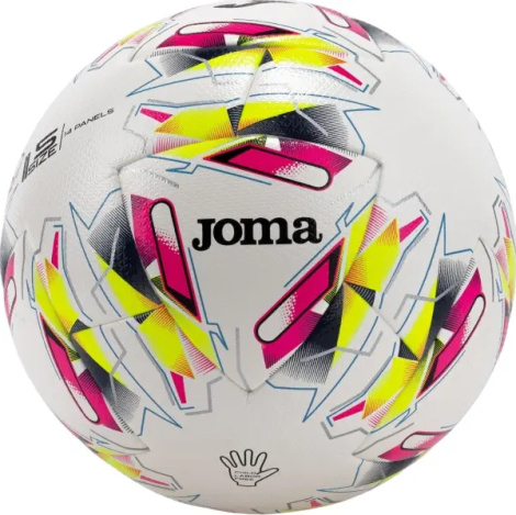Футбольный мяч Joma DINAMIC V бело-розово-желтый Размер 5 401952.205