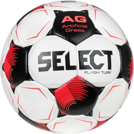 Футбольный мяч Select FLASH TURF (FIFA BASIC) V26 бело-красный Размер 5 057501-007