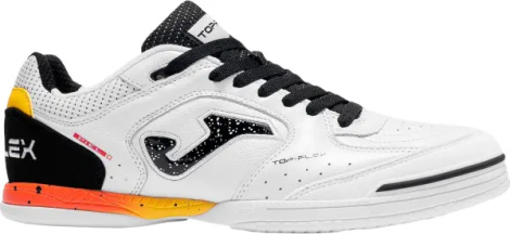 Футзалки (бампы) Joma TOP FLEX бело-черно-желто-оранжевые TOPS2632IN