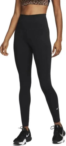 Лосины женские Nike W NK ONE DF HR TGHT черные DM7278-010