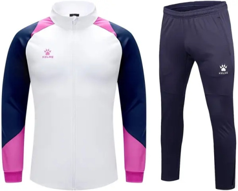 Спортивный костюм Kelme WATFORD бело-темно-сине-розовый 8361WT1064.9100_8261CK1013.9401