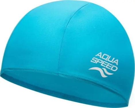 Шапочка для плавания детская Aqua Speed BABY CAP голубая 755-01