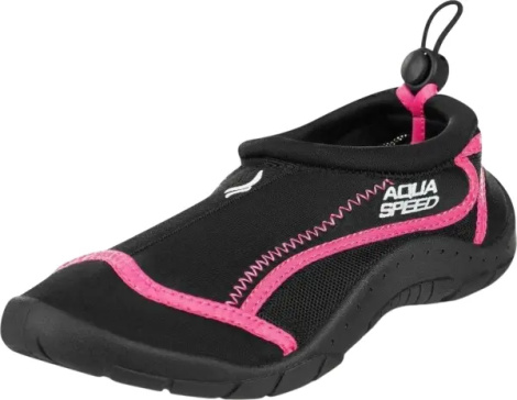 Аквашузы Aqua Speed AQUA SHOE 28 черно-розовые 704-19