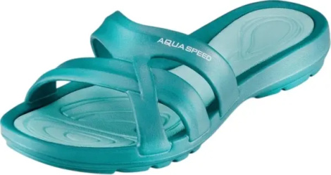 Шльопанці жіночі Aqua Speed PANAMA бірюзові 513-42