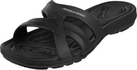 Шлепанцы женские Aqua Speed PANAMA черные 513-07