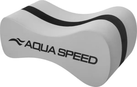 Доска для плавания Aqua Speed WAVE PULLBUOY серо-черная 293-26