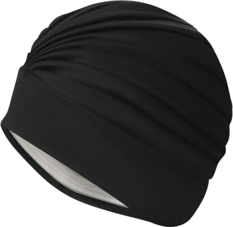 Шапочка для плавания Aqua Speed TURBAN CAP черная 245-07