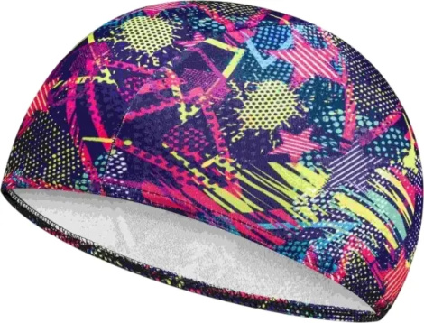 Шапочка для плавания детская Aqua Speed POLYESTER KID разноцветная S 244-03