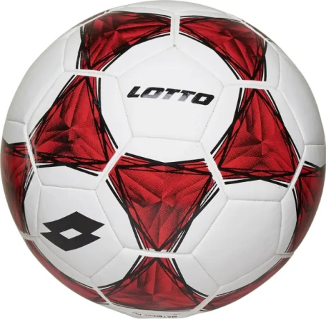 Футзальный мяч Lotto BALL FS TACTO 700 бело-красно-черный Размер 4 223031/223032/23B