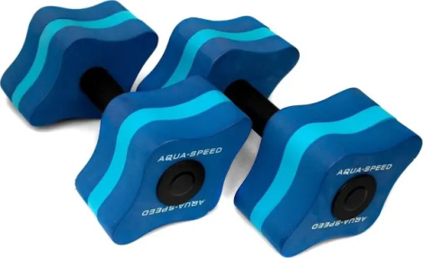 Гантели для аквафитнеса Aqua Speed AQUAFITNESS DUMBELLS сине-голубые 167