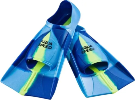Ласты Aqua Speed TRAINING FINS голубо-темно-сине-лаймовые 137-82