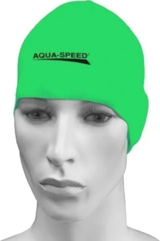 Шапочка для плавання Aqua Speed RACER зелена 123-11