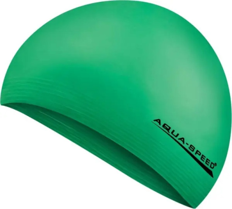 Шапочка для плавания Aqua Speed SOFT LATEX темно-зеленая 122-11