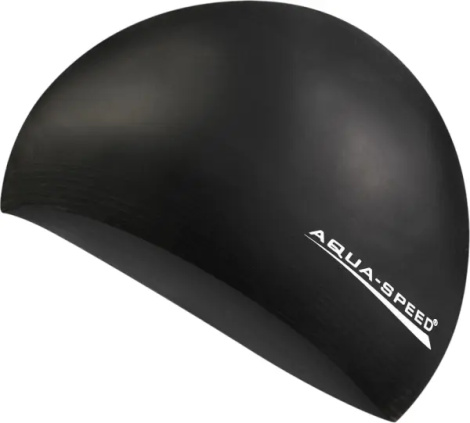 Шапочка для плавания Aqua Speed SOFT LATEX черная 122-07