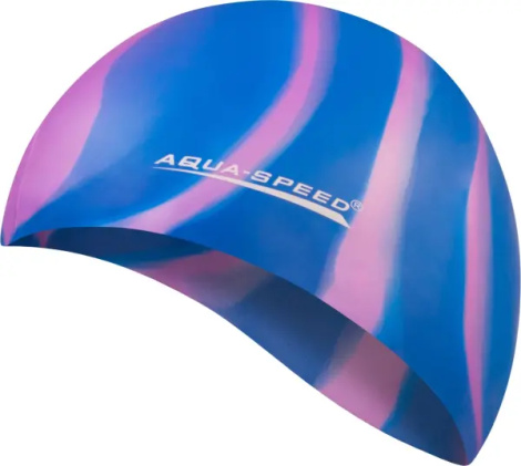 Шапочка для плавания Aqua Speed BUNT сине-розовая 113-60