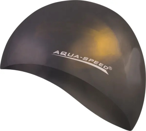 Шапочка для плавания Aqua Speed BUNT черно-желтая 113-47
