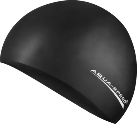 Шапочка для плавания Aqua Speed SMART черная 103-07