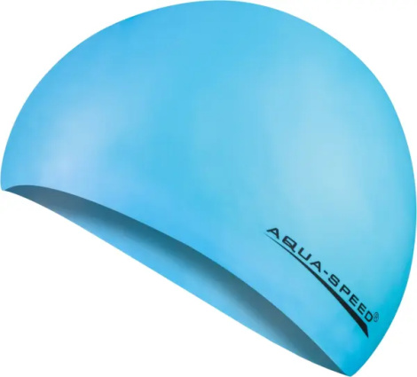 Шапочка для плавания Aqua Speed SMART голубая 103-02