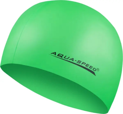 Шапочка для плавания Aqua Speed MEGA зеленая 100-11
