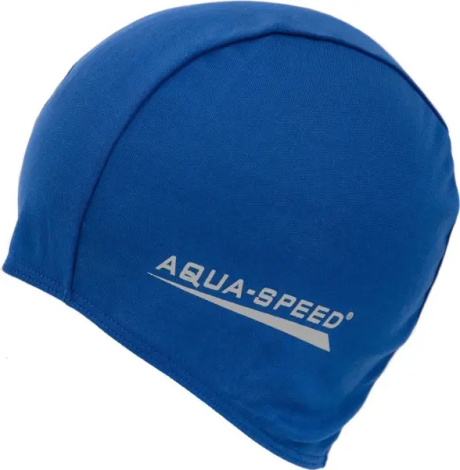 Шапочка для плавания Aqua Speed POLYESTER CAP синяя 091-02