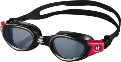 Очки для плавания Aqua Speed PACIFIC черно-красные 015-31