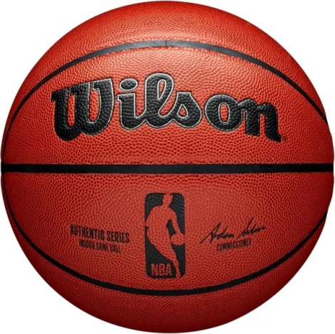 Баскетбольный мяч Wilson NBA AUTHENTIC INDOOR красный Размер 5 WTB7100XB05