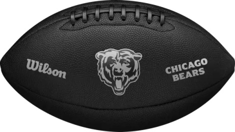 Мяч для американского футбола Wilson NFL TEAM METALLIC PREMIERE CH OF черный Размер 9 WF4015806XBOF
