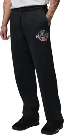 Спортивные штаны Nike JORDAN BROOKLYN VARSITY OPEN-HEM черные IO9825-010