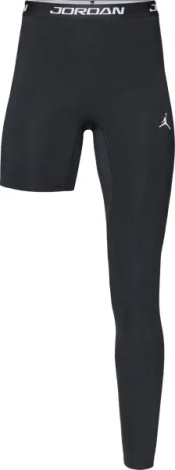 Лосины женские Nike JORDAN SPORT HIGH-RISE SINGLE-LEG BASKETBALL LEGGINGS (LEFT) черные IF2275-010