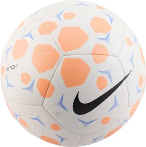 Футбольный мяч Nike PITCH бело-оранжево-синий Размер 4 HV6249-104